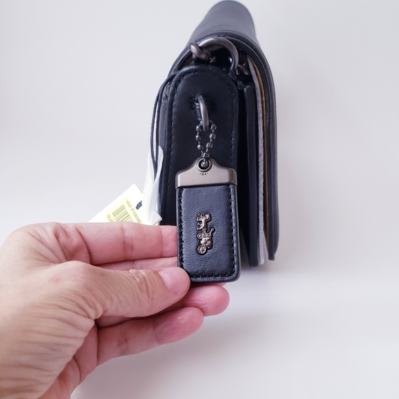 Coach Quilted Dinky Black Crossbody Bag - Picture 3 of 13